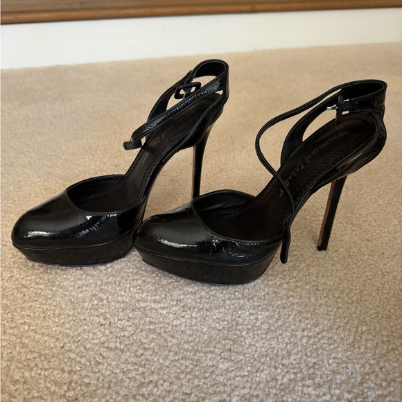 Jean-Michel Cazabat heels with ankle strap in black leather. Size 37/7 - Picture 2 of 11